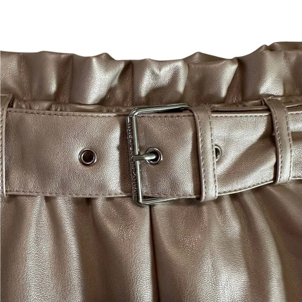 Marc New York Light Pink Metallic Skirt Size M NWT